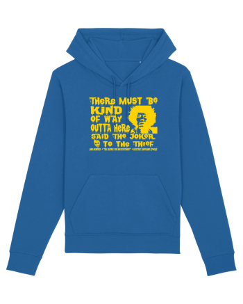 THERE MUST BE A WAY OUTTA HERE - Jimi Hendrix 2  Royal Blue