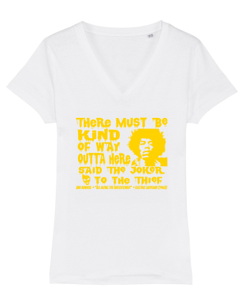 THERE MUST BE A WAY OUTTA HERE - Jimi Hendrix 2  White