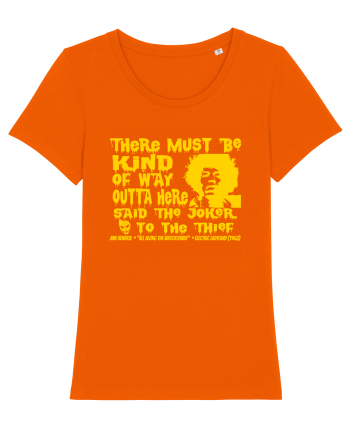 THERE MUST BE A WAY OUTTA HERE - Jimi Hendrix 2  Bright Orange