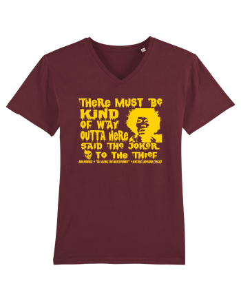 THERE MUST BE A WAY OUTTA HERE - Jimi Hendrix 2  Burgundy