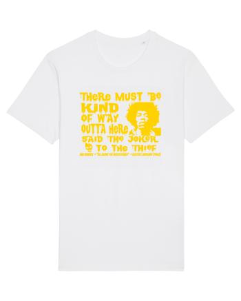 THERE MUST BE A WAY OUTTA HERE - Jimi Hendrix 2  White