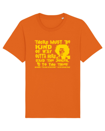 THERE MUST BE A WAY OUTTA HERE - Jimi Hendrix 2  Bright Orange
