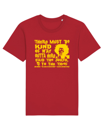 THERE MUST BE A WAY OUTTA HERE - Jimi Hendrix 2  Red