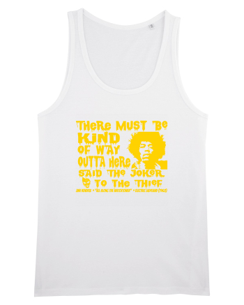 THERE MUST BE A WAY OUTTA HERE - Jimi Hendrix 2  White