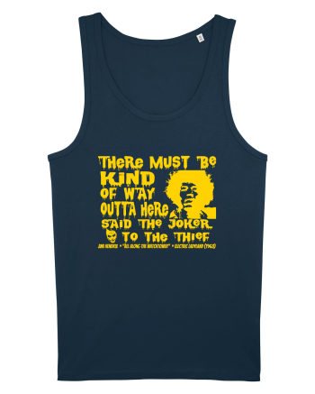 THERE MUST BE A WAY OUTTA HERE - Jimi Hendrix 2  Navy