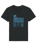 Sus pe val Tricou mânecă scurtă Unisex Rocker