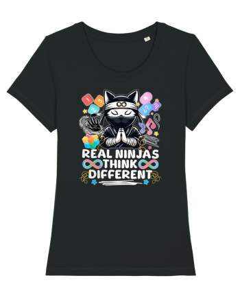 Copil Autist Pisica Ninja Black