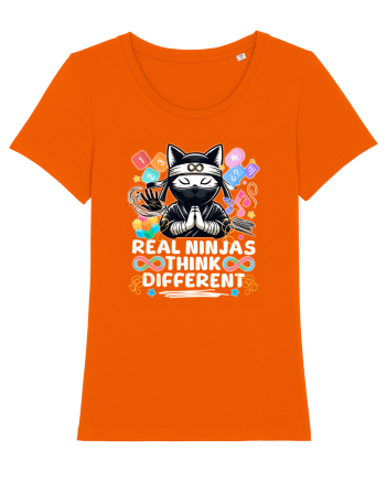 Copil Autist Pisica Ninja Bright Orange