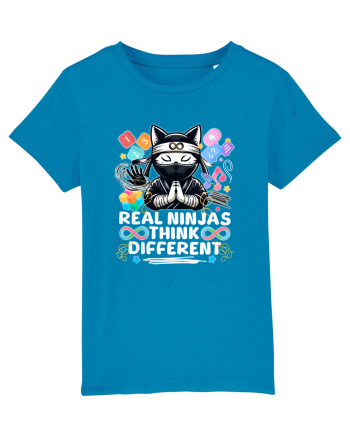 Copil Autist Pisica Ninja Azur