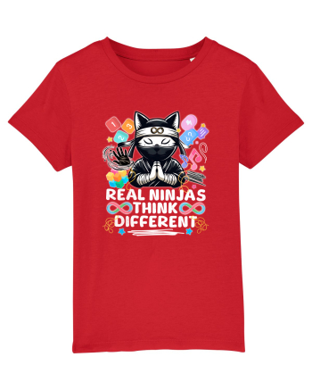 Copil Autist Pisica Ninja Red