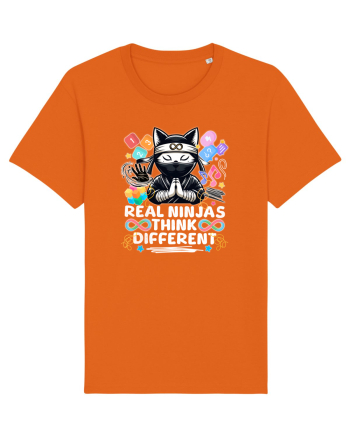 Copil Autist Pisica Ninja Bright Orange