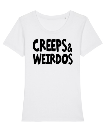 Creeps & Weirdos - black White