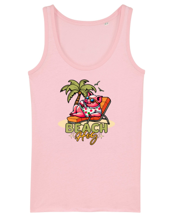 Porc de Vară pe Plajă Cotton Pink