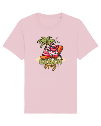 Porc de Vară pe Plajă Cotton Pink