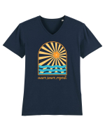 Mare, soare, repeat Tricou mânecă scurtă guler V Bărbat Presenter