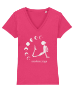 Modern Yoga Tricou mânecă scurtă guler V Damă Evoker
