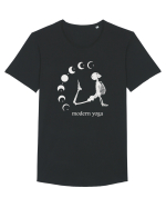 Modern Yoga Tricou mânecă scurtă guler larg Bărbat Skater