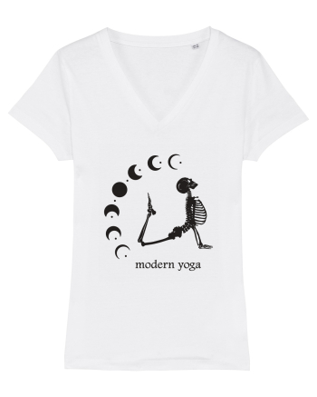 Modern Yoga - black White