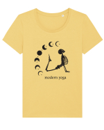 Modern Yoga - black Tricou mânecă scurtă guler larg fitted Damă Expresser