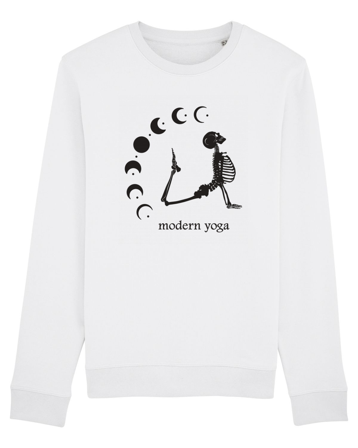 Bluză mânecă lungă Unisex Rise White