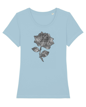 Trandafir monocrom Sky Blue