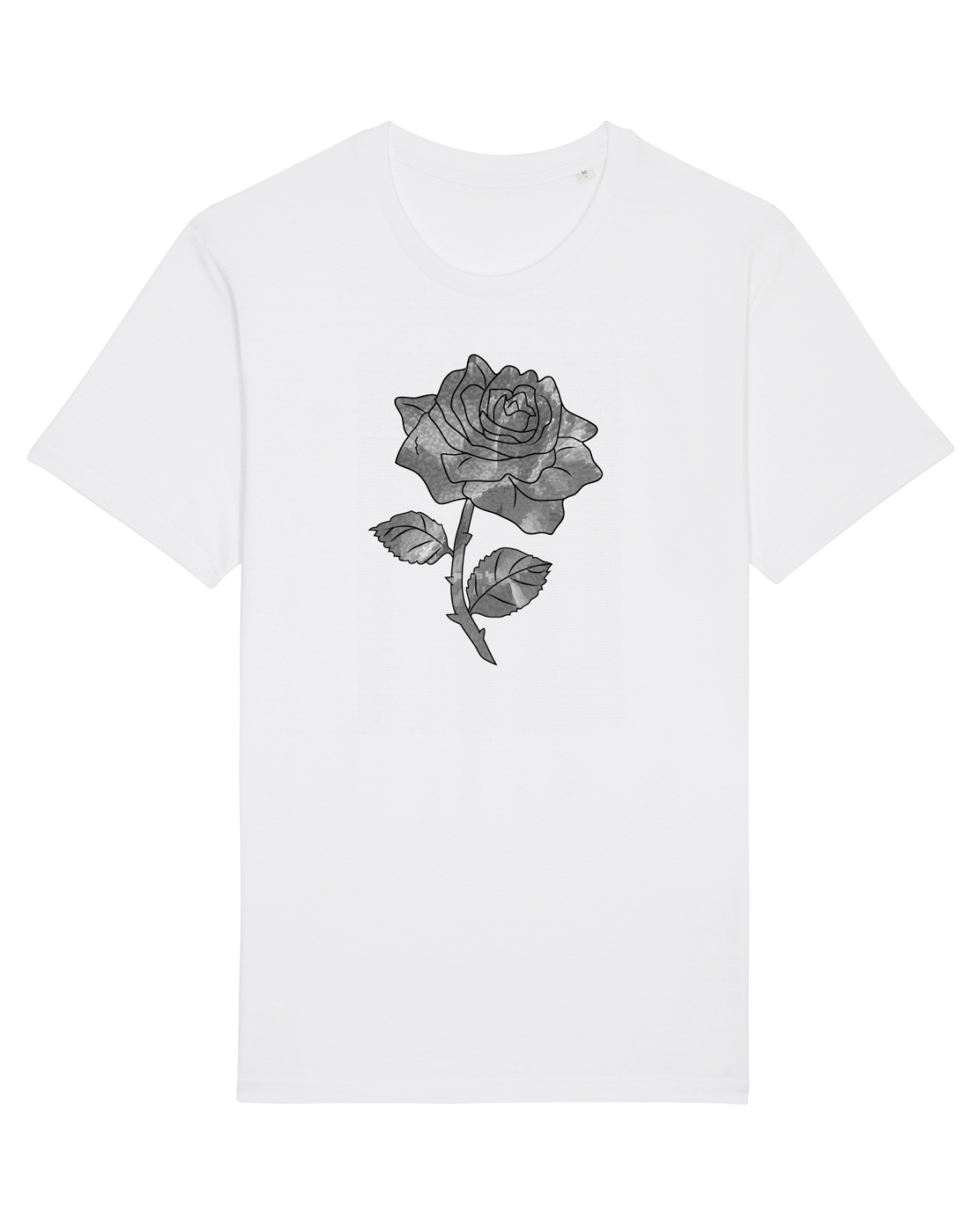 Tricou mânecă scurtă Unisex Rocker White