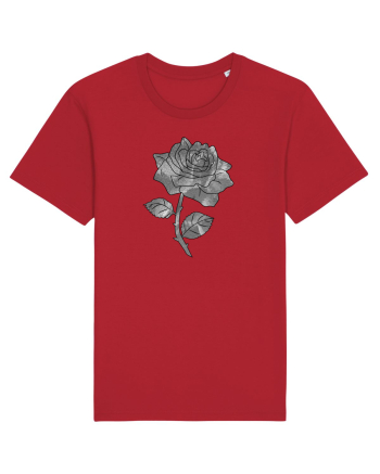 Trandafir monocrom Red