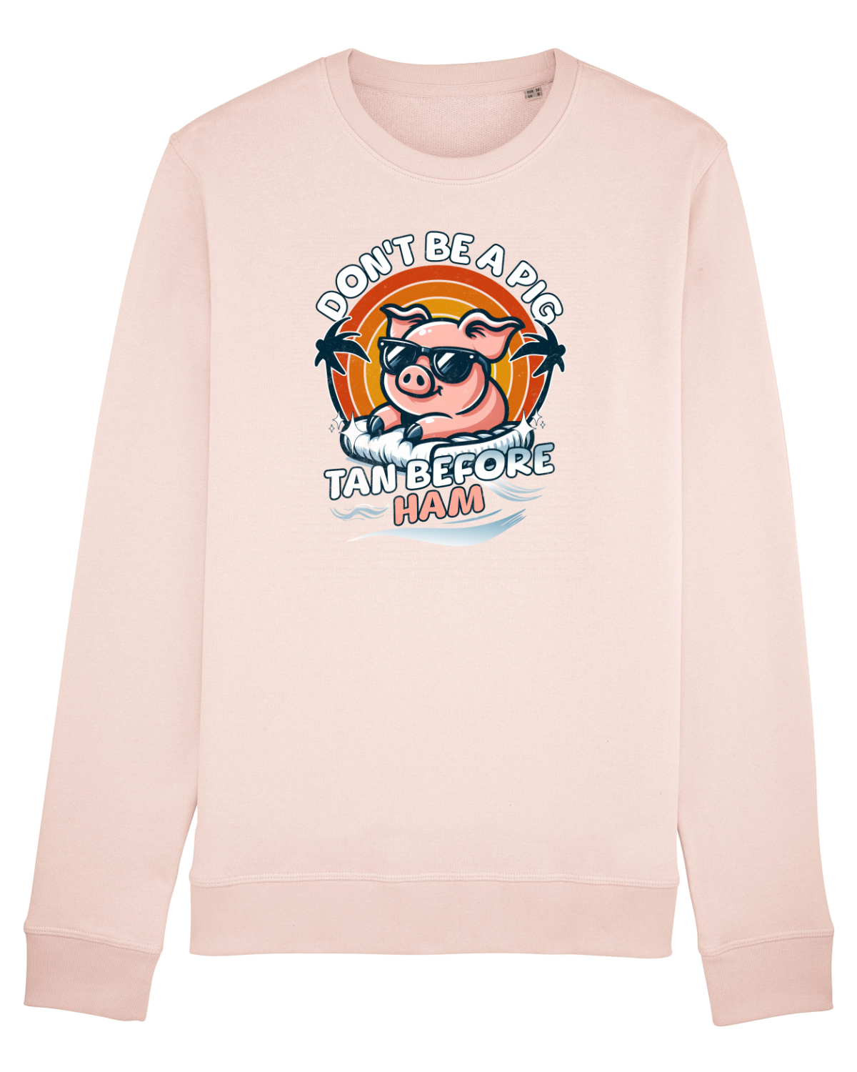 Bluză mânecă lungă Unisex Rise Candy Pink
