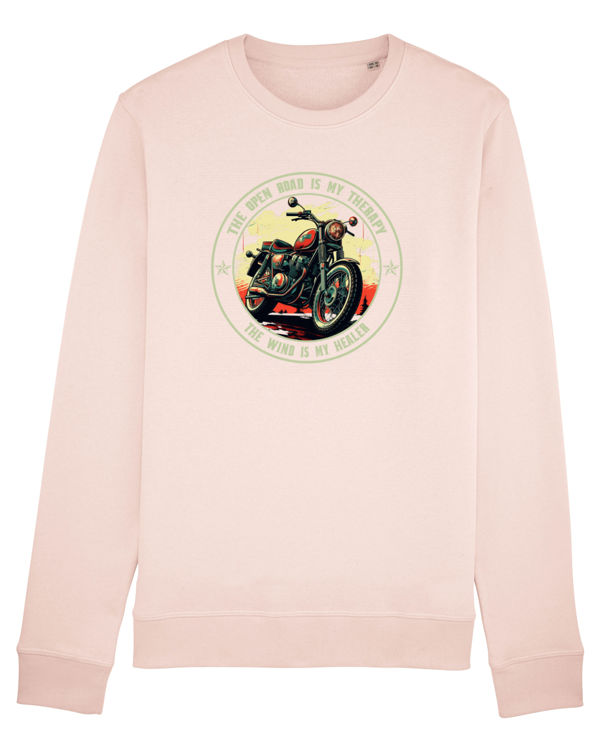 Bluză mânecă lungă Unisex Rise Candy Pink