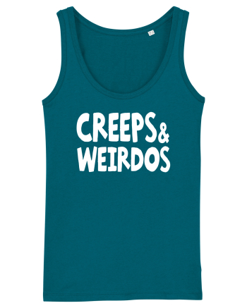 Creeps & Weirdos - white Ocean Depth