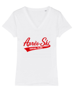 Apres Ski Tricou mânecă scurtă guler V Damă Evoker
