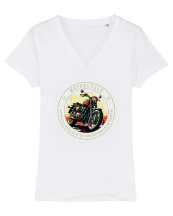 MOTORCYCLE -  OFFICIAL VEHICLE OF THE COOLEST PEOPLE  White