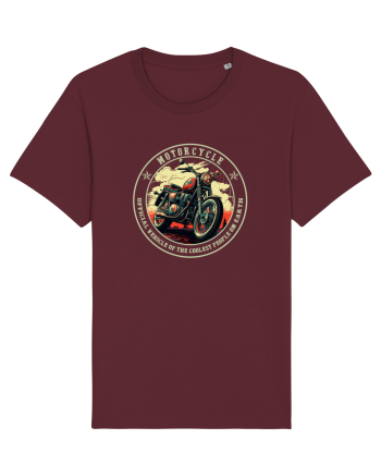 MOTORCYCLE -  OFFICIAL VEHICLE OF THE COOLEST PEOPLE  Burgundy