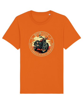 MOTORCYCLE -  OFFICIAL VEHICLE OF THE COOLEST PEOPLE  Bright Orange
