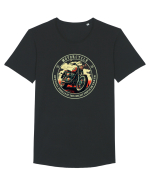 MOTORCYCLE -  OFFICIAL VEHICLE OF THE COOLEST PEOPLE  Tricou mânecă scurtă guler larg Bărbat Skater