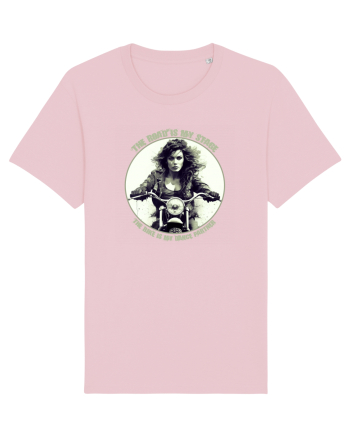 THE ROAD IS MY STAGE, THE BIKE IS MY DANCE PARTNER Cotton Pink