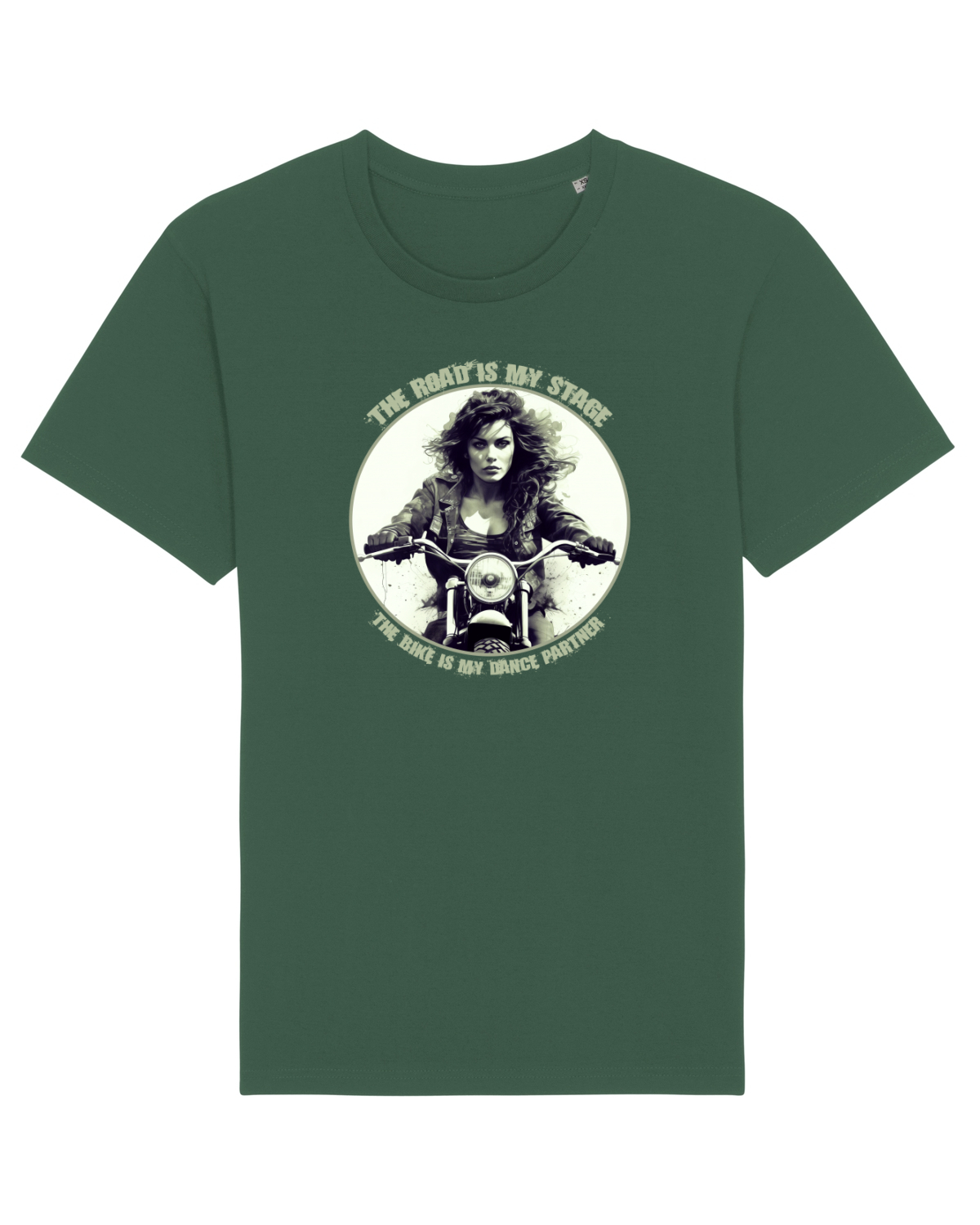Tricou mânecă scurtă Unisex Rocker Bottle Green