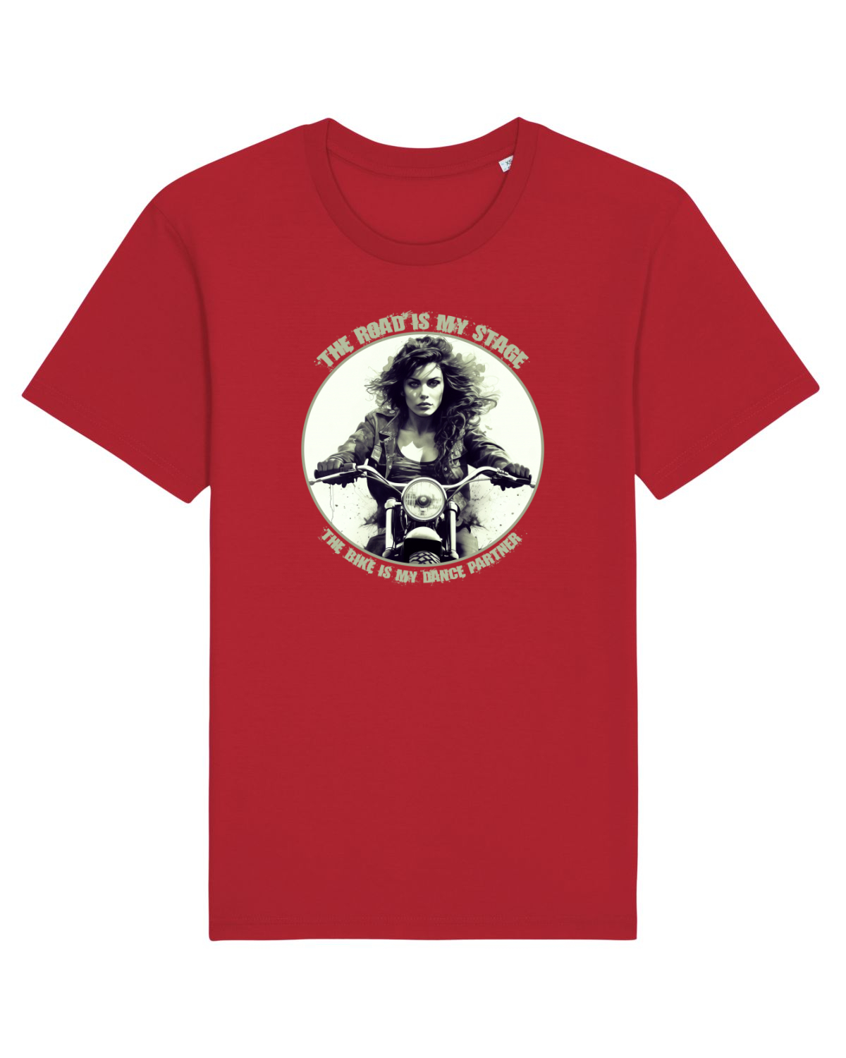 Tricou mânecă scurtă Unisex Rocker Red