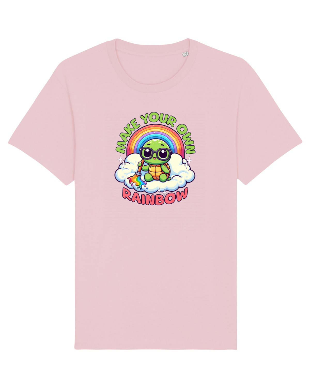 Tricou mânecă scurtă Unisex Rocker Cotton Pink