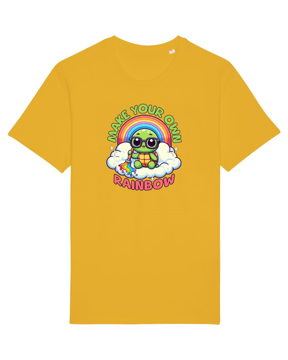Tricou mânecă scurtă Unisex Rocker Spectra Yellow