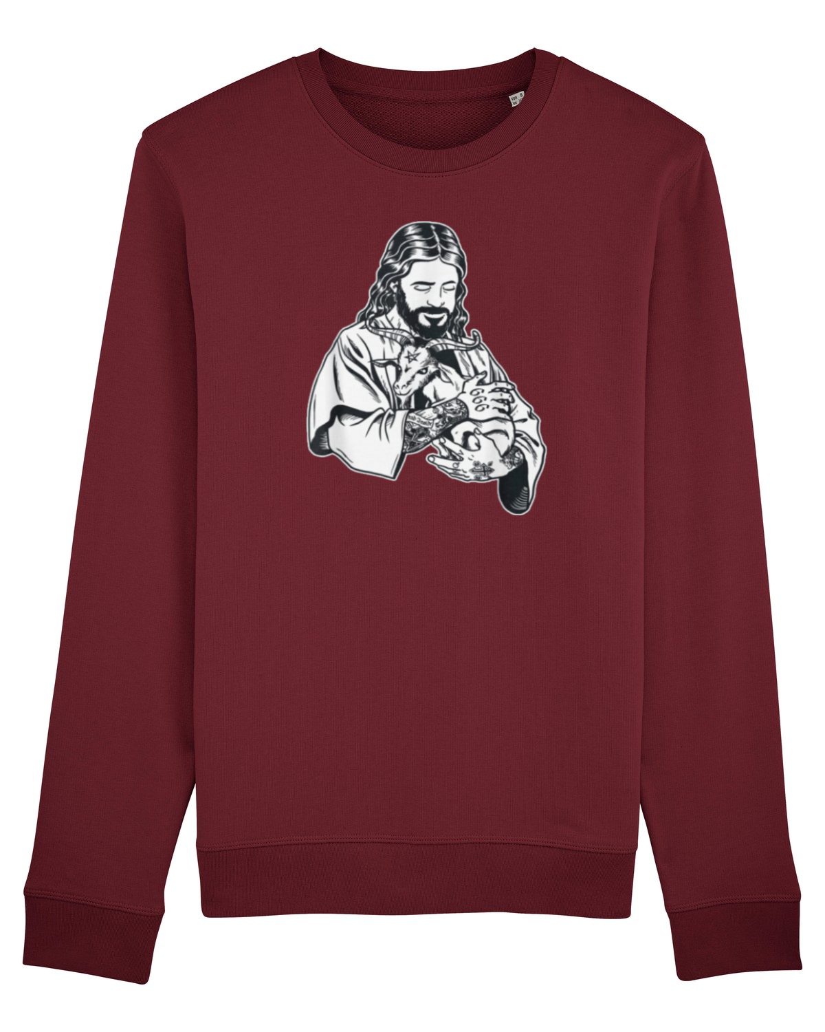 Bluză mânecă lungă Unisex Rise Burgundy