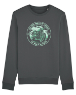 THE OPEN ROAD IS MY THERAPY - monocrom 2 Bluză mânecă lungă Unisex Rise