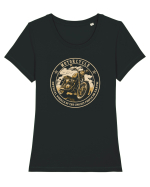 MOTORCYCLE -  OFFICIAL VEHICLE OF THE COOLEST PEOPLE  2 Tricou mânecă scurtă guler larg fitted Damă Expresser