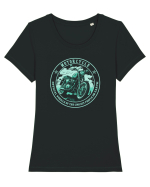 MOTORCYCLE -  OFFICIAL VEHICLE OF THE COOLEST PEOPLE  3 Tricou mânecă scurtă guler larg fitted Damă Expresser