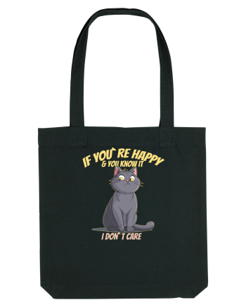 IF YOU`RE HAPPY & U KNOW IT,  I DON`T CARE   Black
