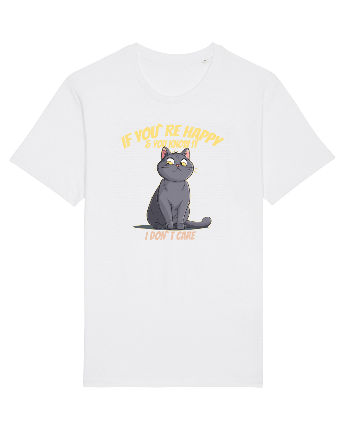 Tricou mânecă scurtă Unisex Rocker White