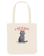 IF YOU`RE HAPPY & U KNOW IT,  I DON`T CARE  2 Sacoșă textilă