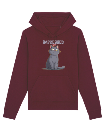 NOT IMPRESSED  Burgundy