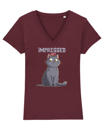 NOT IMPRESSED  Burgundy