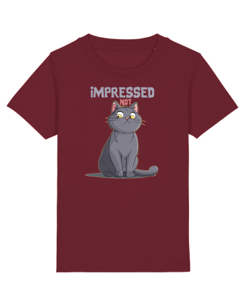 NOT IMPRESSED  Burgundy